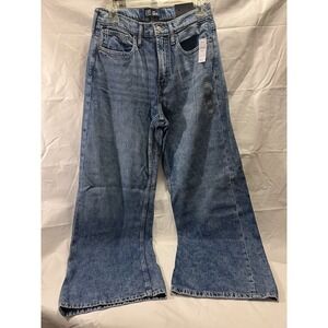 Gap Wide Leg High Rise Blue Jeans Size 6/28R NEW WITH TAGS